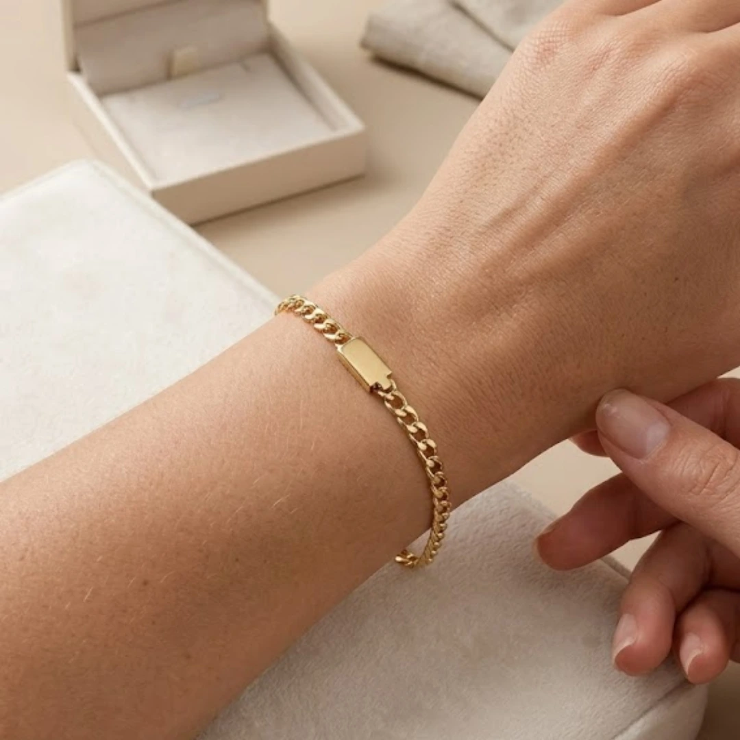 Pulseira Grumê Gold Prime (22 cm).
