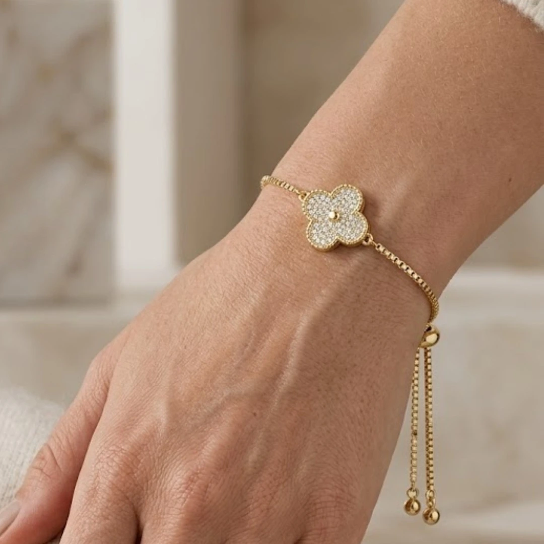 Pulseira-Trevo-Cravejado-Ajustável_2_